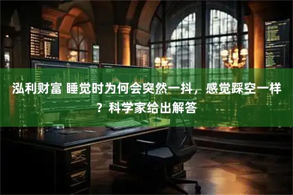 泓利财富 睡觉时为何会突然一抖,感觉踩空一样?科学家给出解答